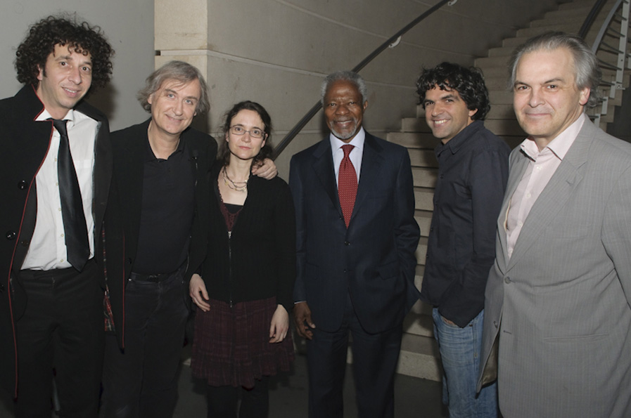 Plantu, Benedicte, Kofi Annan and Chappatte