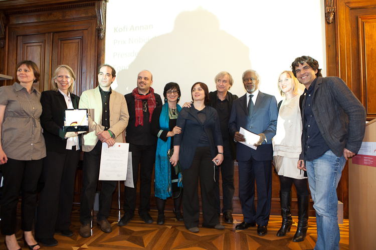 Remise prix dessins pour la paix, 3.5.12