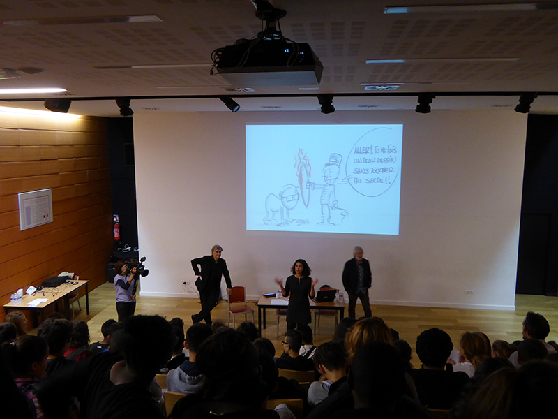 Rencontre avec les élèves de 4ème du Collège du Vieux Port à Marseille