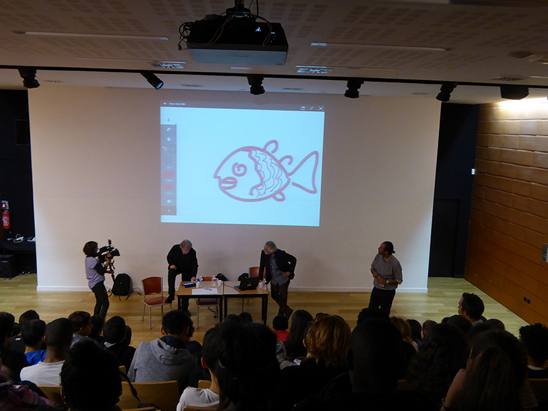 Rencontre avec les élèves de 4ème du Collège du Vieux Port à Marseille