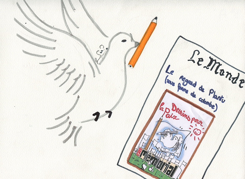 After Charlie Hebdo Attacks – Drawing workshop at College Camille Saint Saens (Lizy-sur-Ourcq – France)
