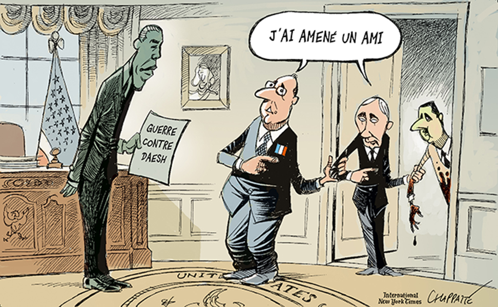 Chappatte (Switzerland), published in “The International New York Times”