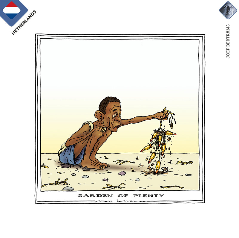 Cartoons on store