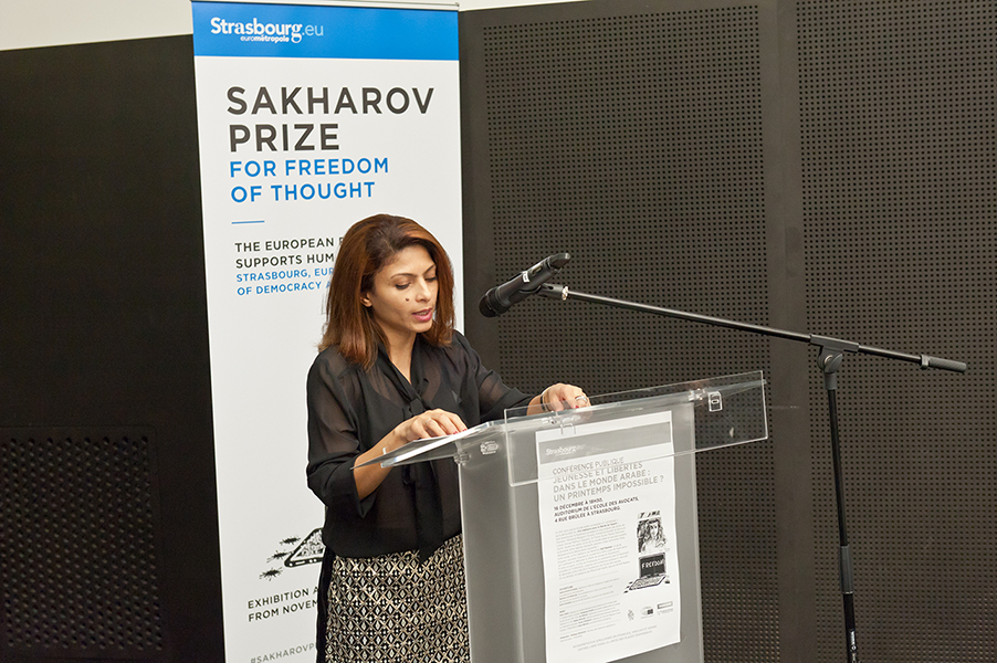 Hansaf Haidar speech at University of Strasbourg, on December 16