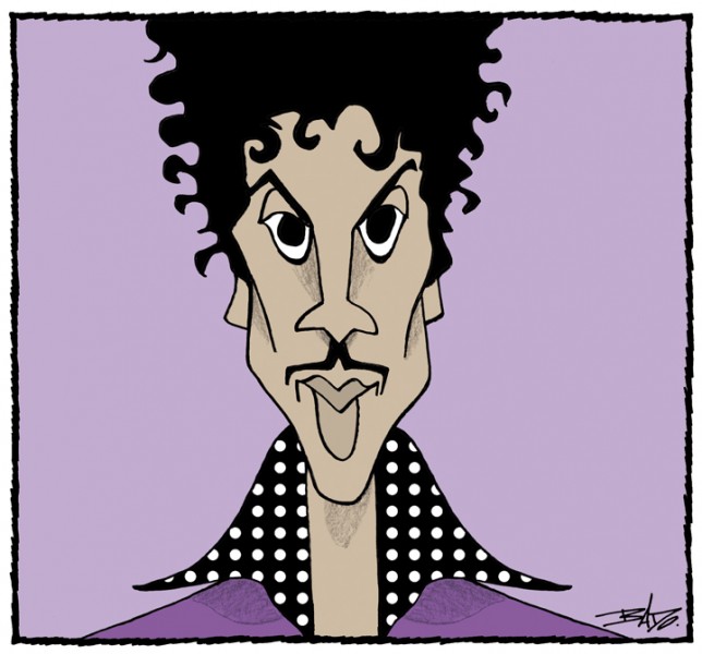 prince musician cartoon