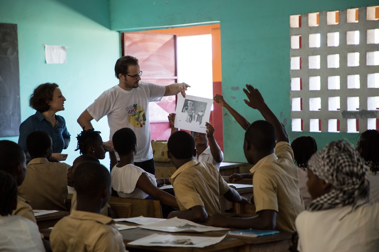 Atelier avec Nicolas Vadot