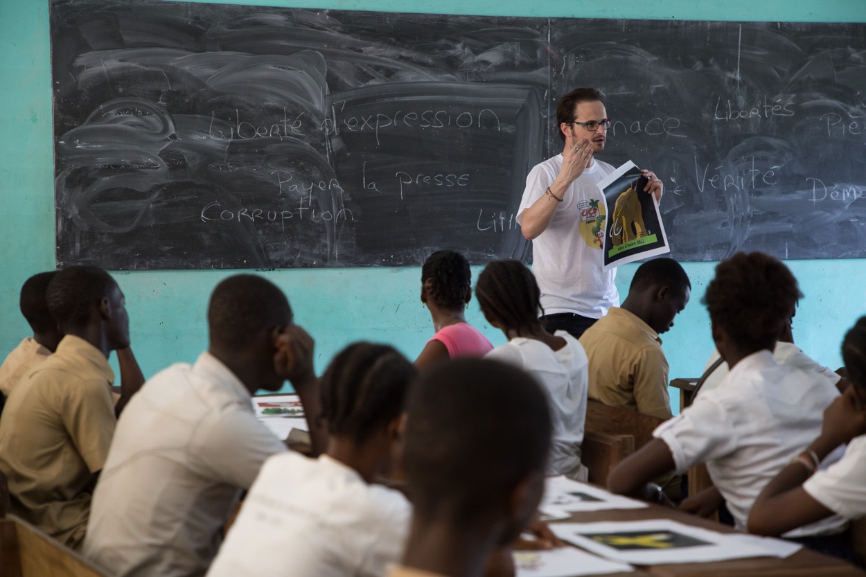 Atelier avec Nicolas Vadot