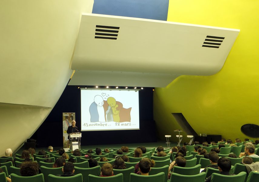 Conférence de Plantu à Bobigny