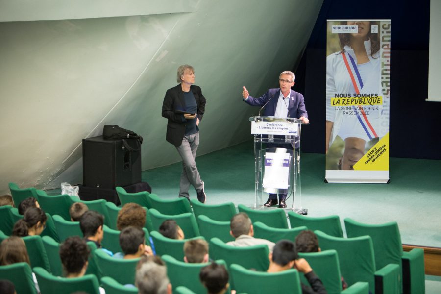 Conférence de Plantu à Bobigny