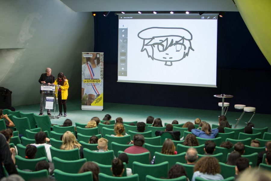 Conférence de Plantu à Bobigny