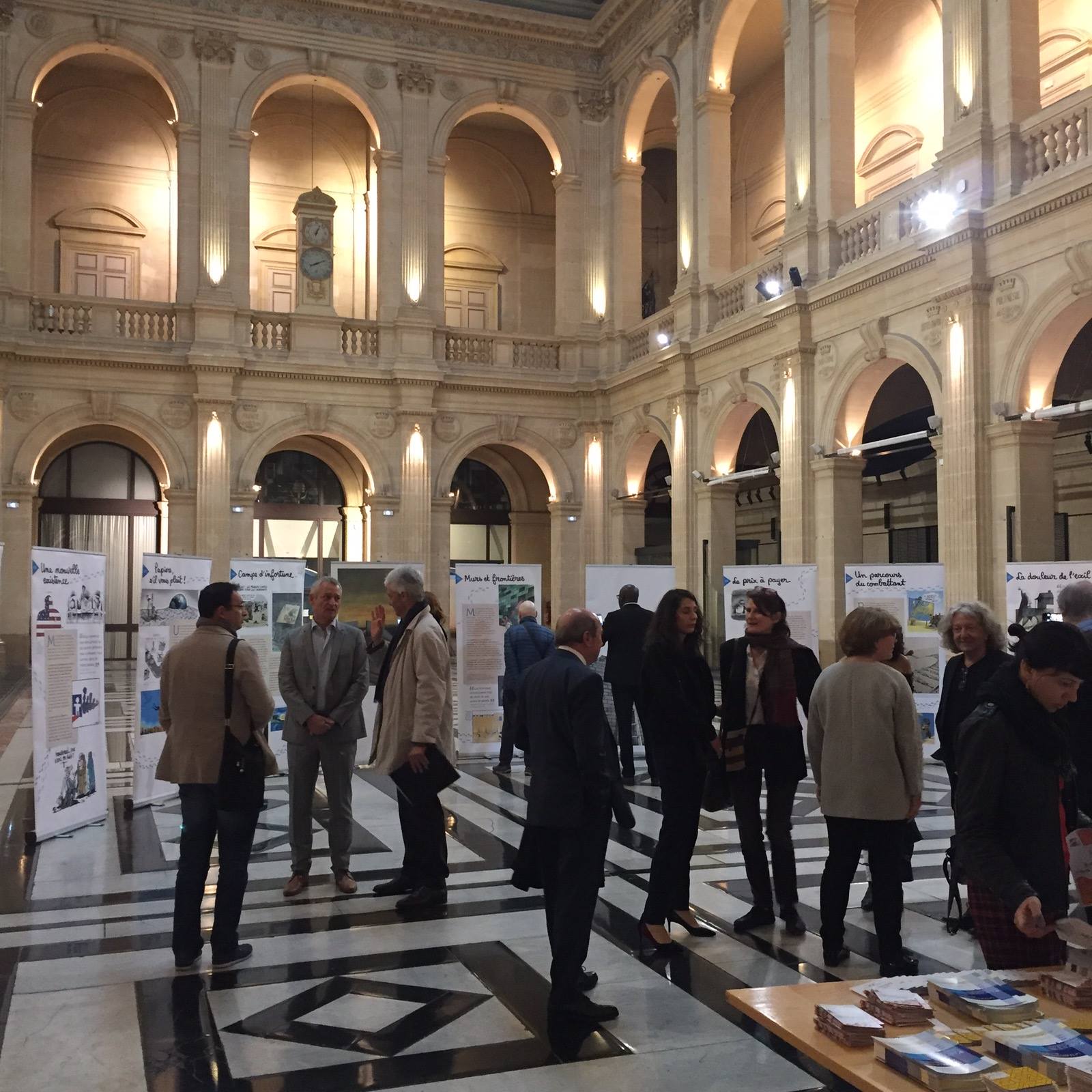 “Tous Migrants” au Palais de la Bourse