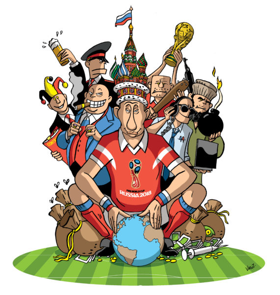 Kick-Off for the 2018 World Cup! - Cartooning for Peace