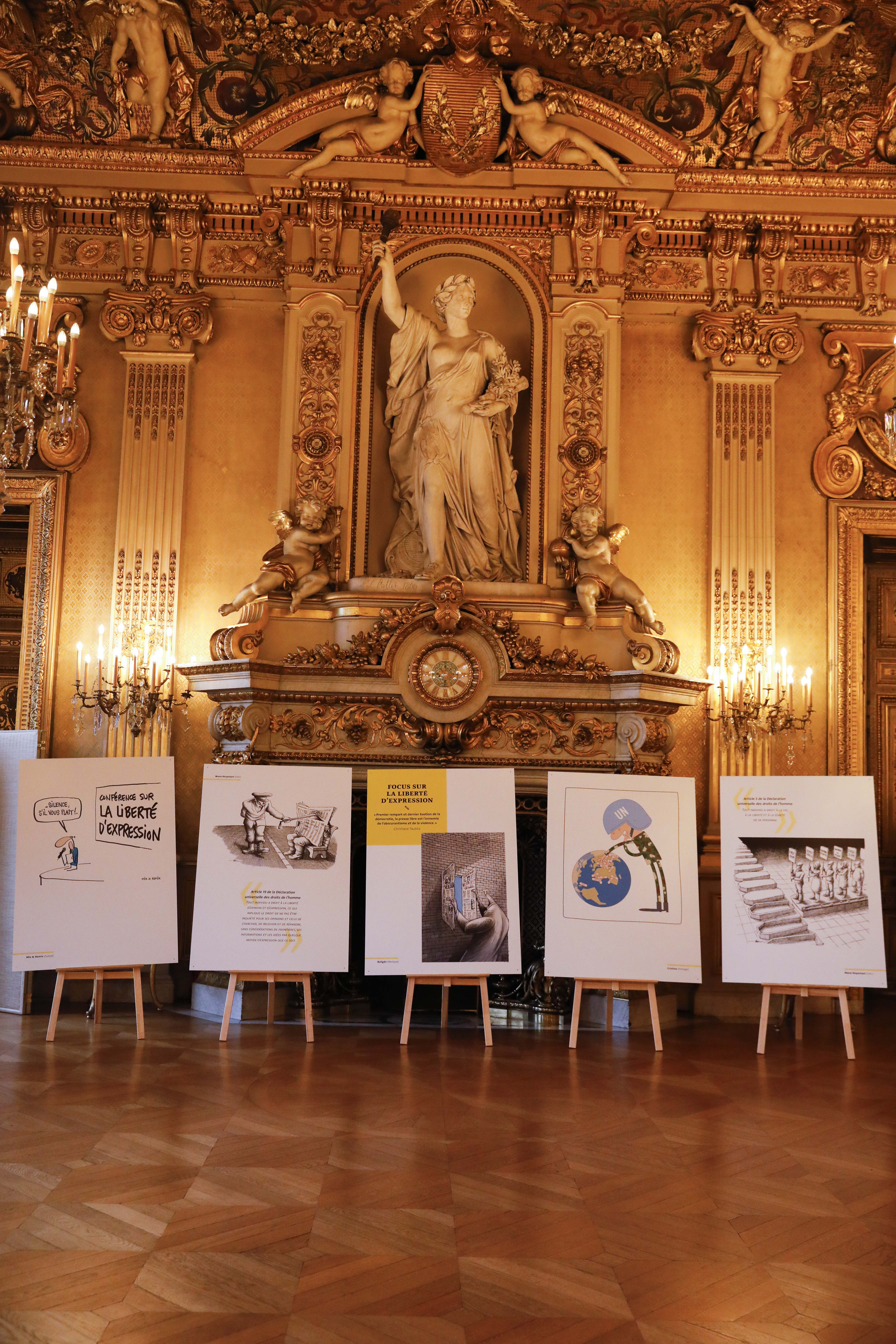 Preview of the exhibition “Human rights – still some way to go”, photo: Judith Litvine