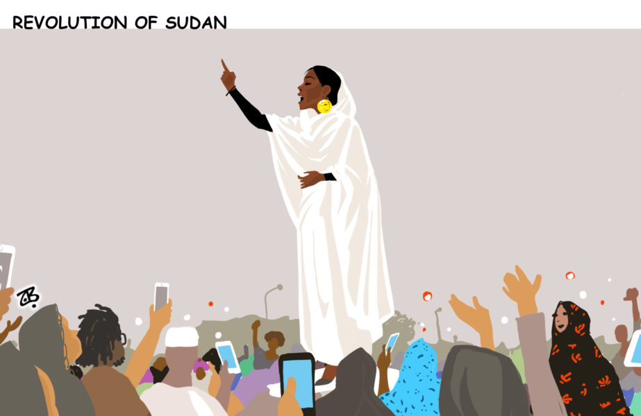 Sudan The Iconic Women s Revolution Cartooning For Peace