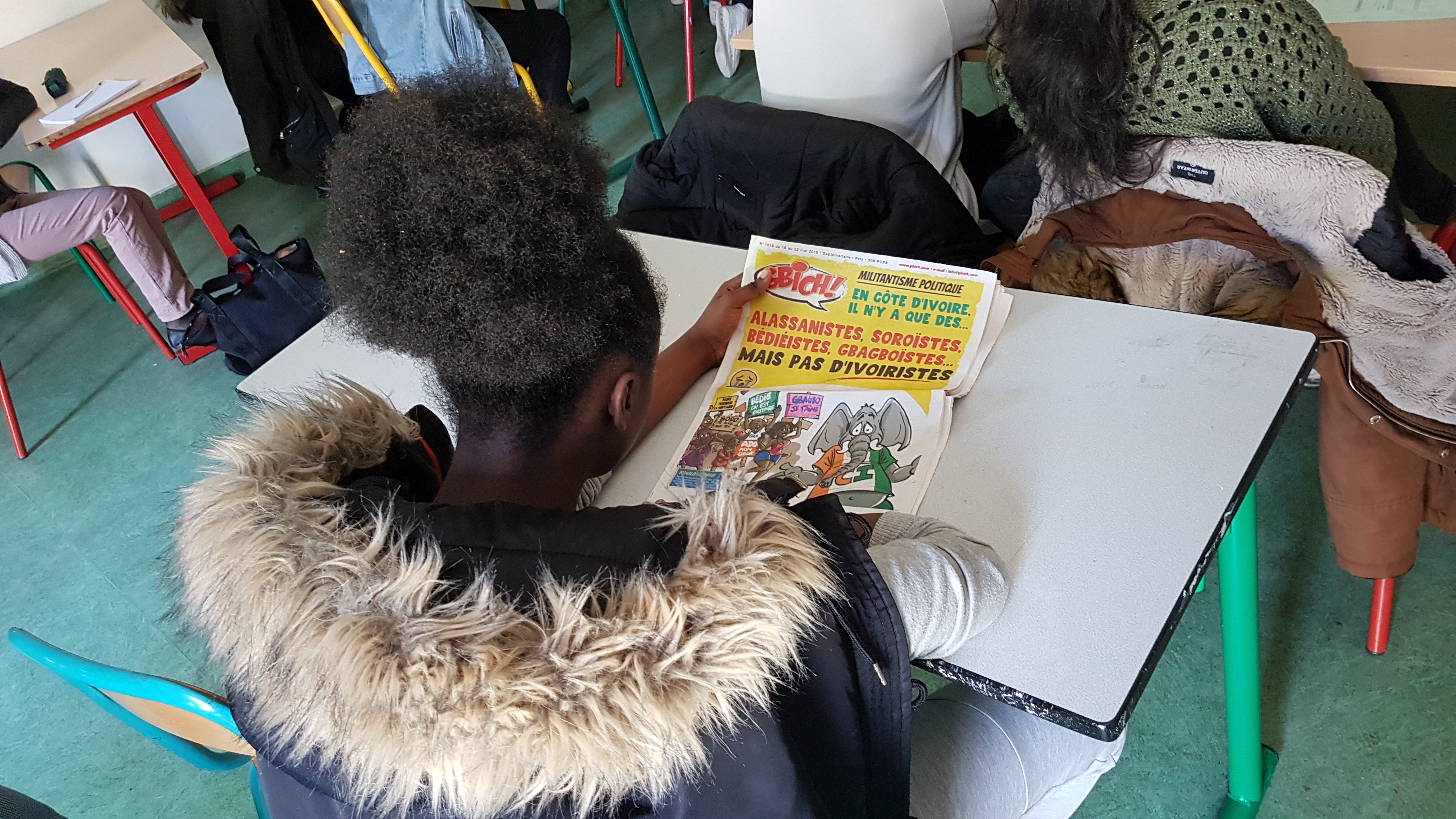 Lassane Zohoré au Collège Pierre Semard de Bobigny