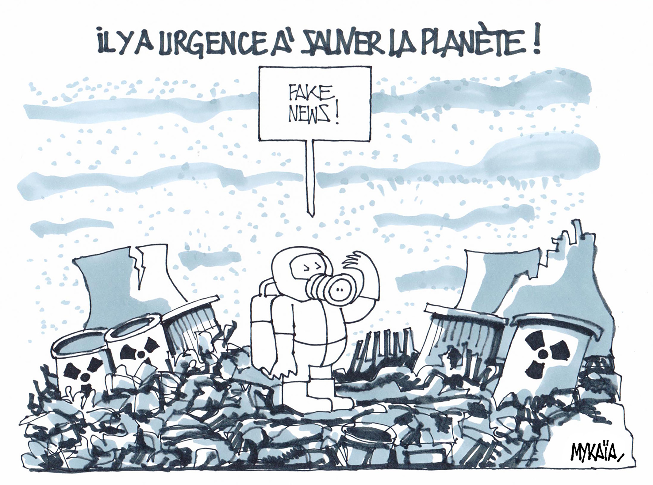 MYKAÏA-FRANCE-CARTOONING FOR PEACE