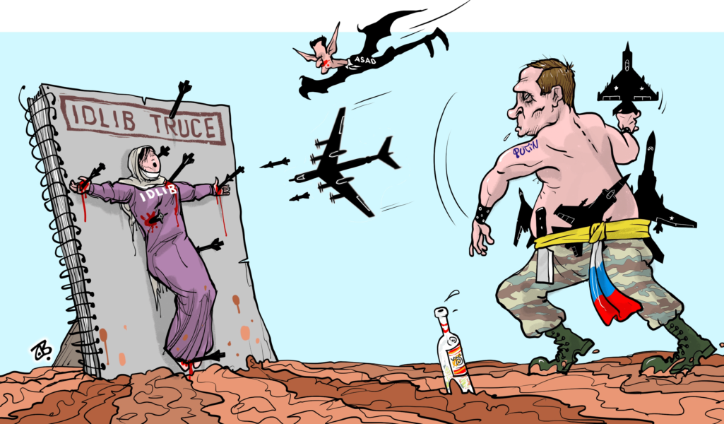 War in Syria: Idlib, the shame of humanity - Cartooning for Peace