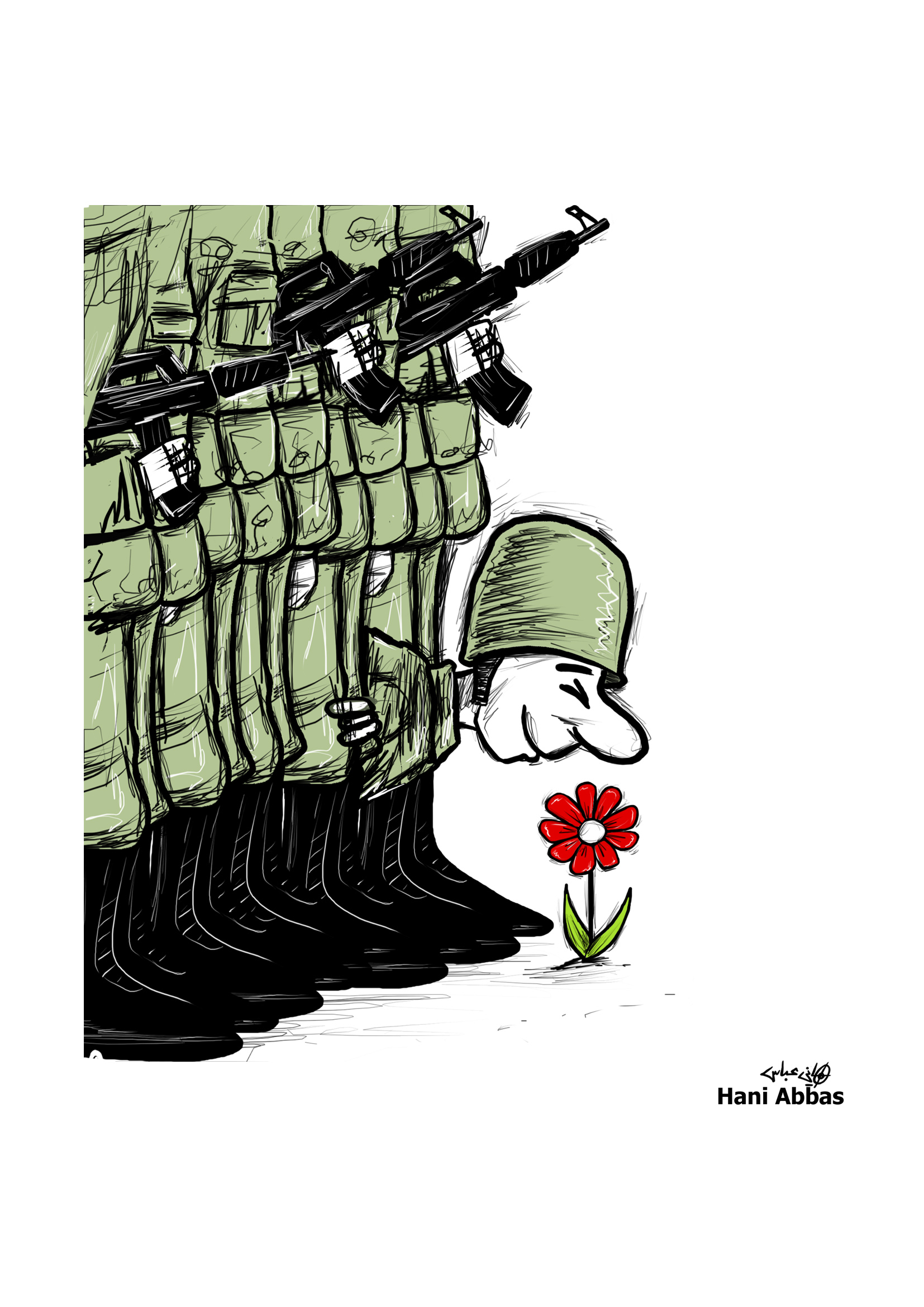 Hani Abbas (Palestine Syrie) – Cartooning for Peace