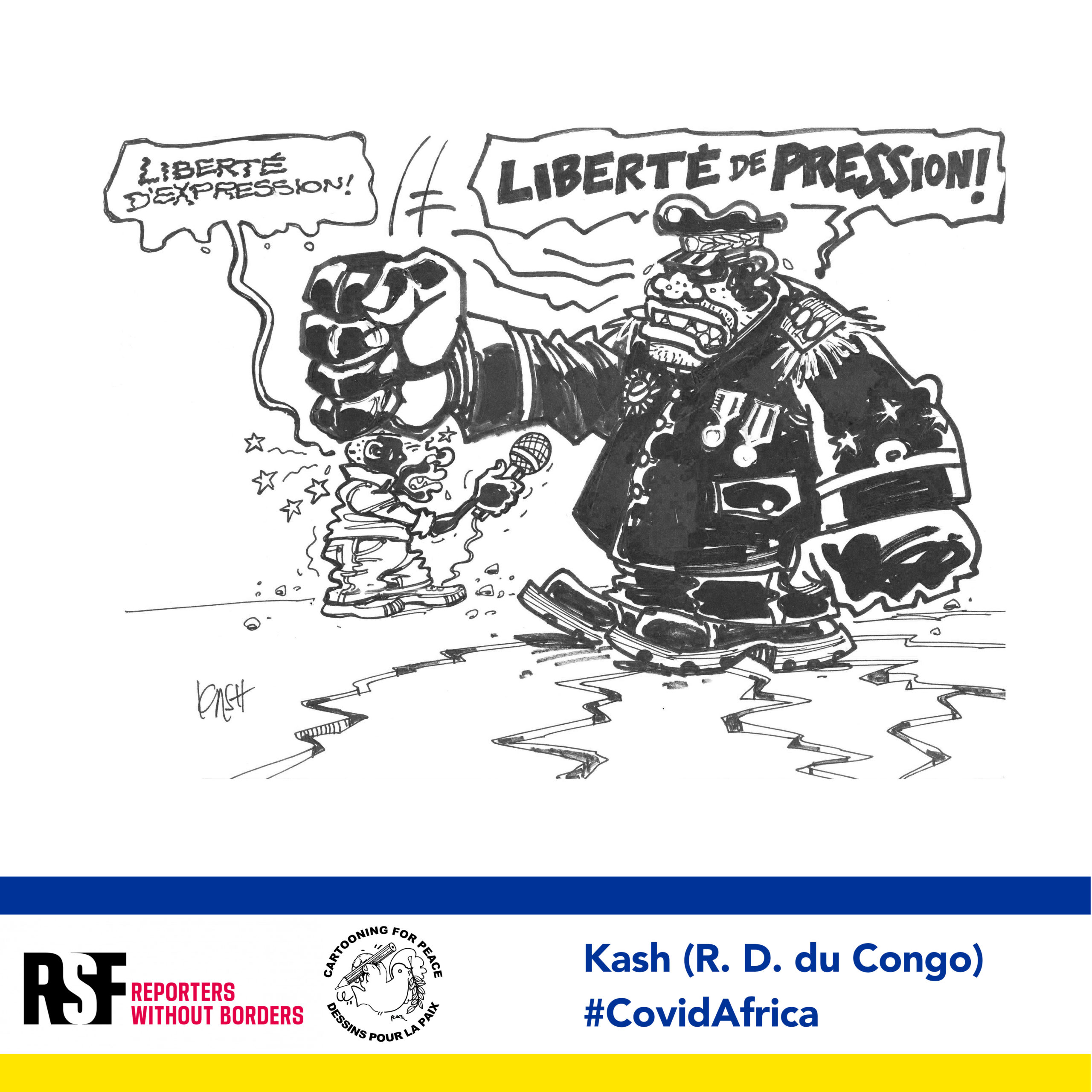 Afrique La Liberte De La Presse A L Epreuve De La Pandemie En Cartooning For Peace