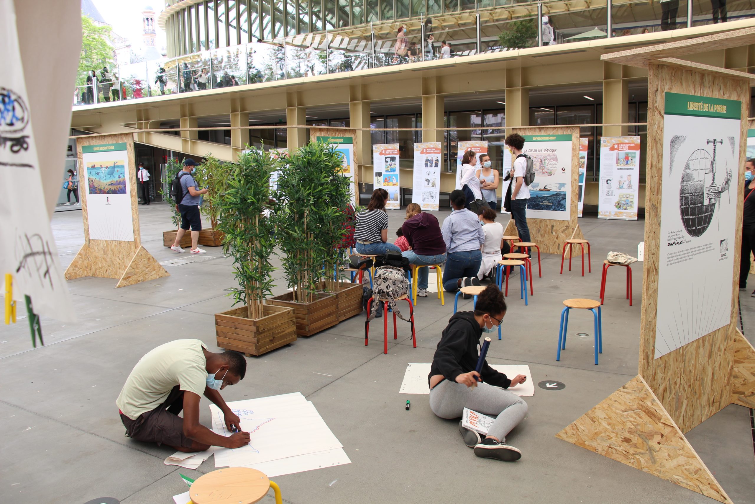 Les ateliers pédagogiques autour de l’exposition