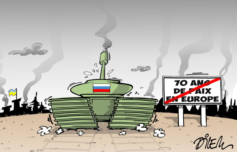 De la « crise ukrainienne » à la guerre en Ukraine - Cartooning for Peace