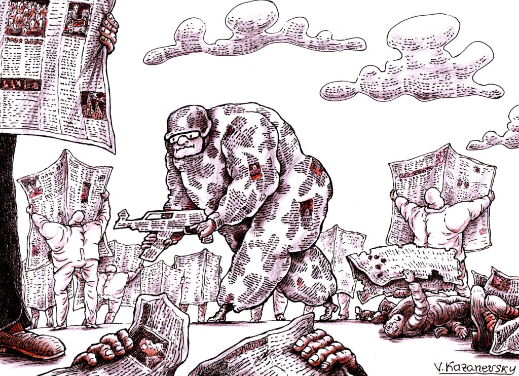 WAR IN UKRAINE: freedom of the press in times of war - Cartooning for Peace
