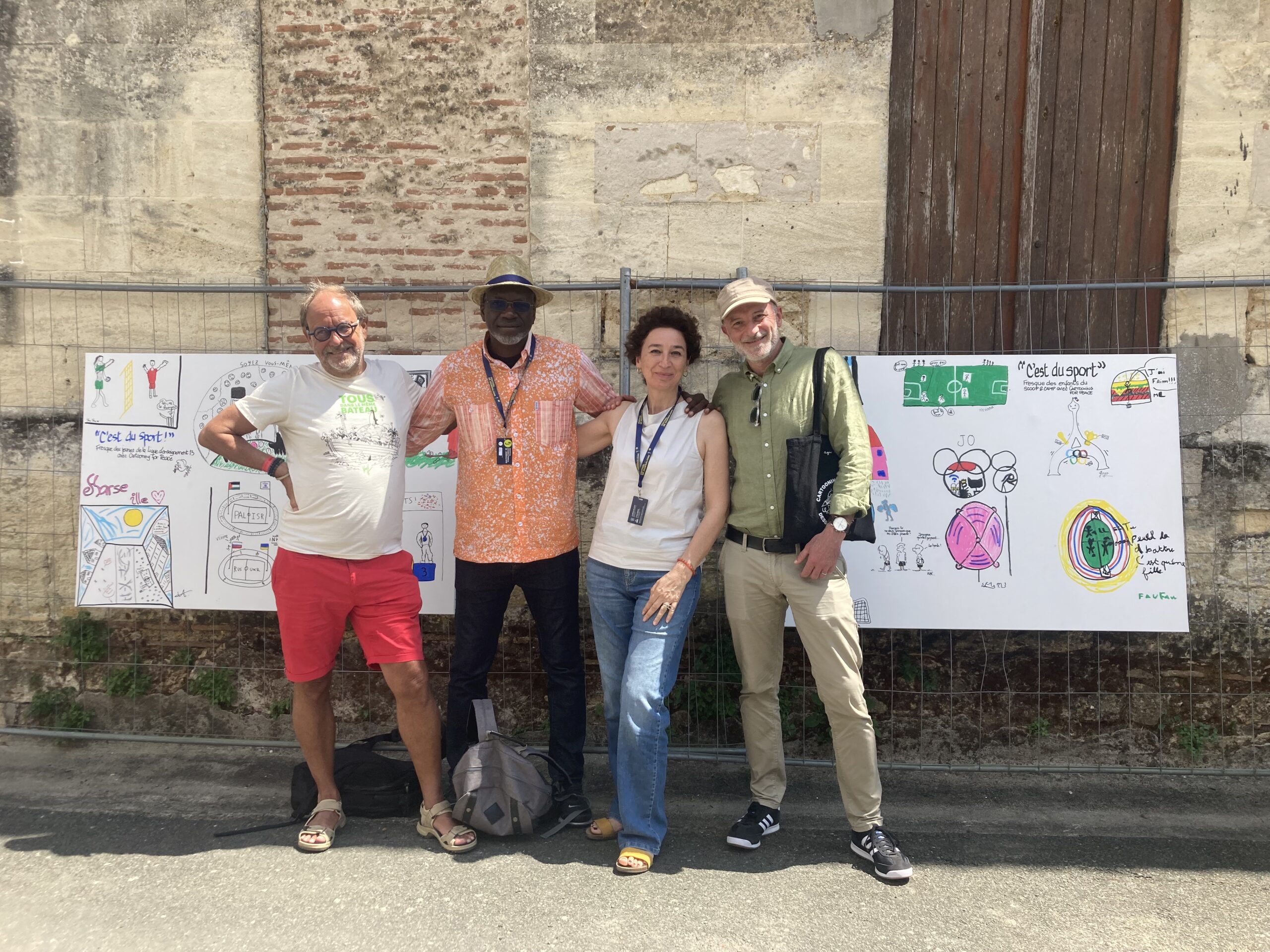 Kroll (Belgique), Zohoré (Côté d’Ivoire), Nardi (Italie) et Kak (France)