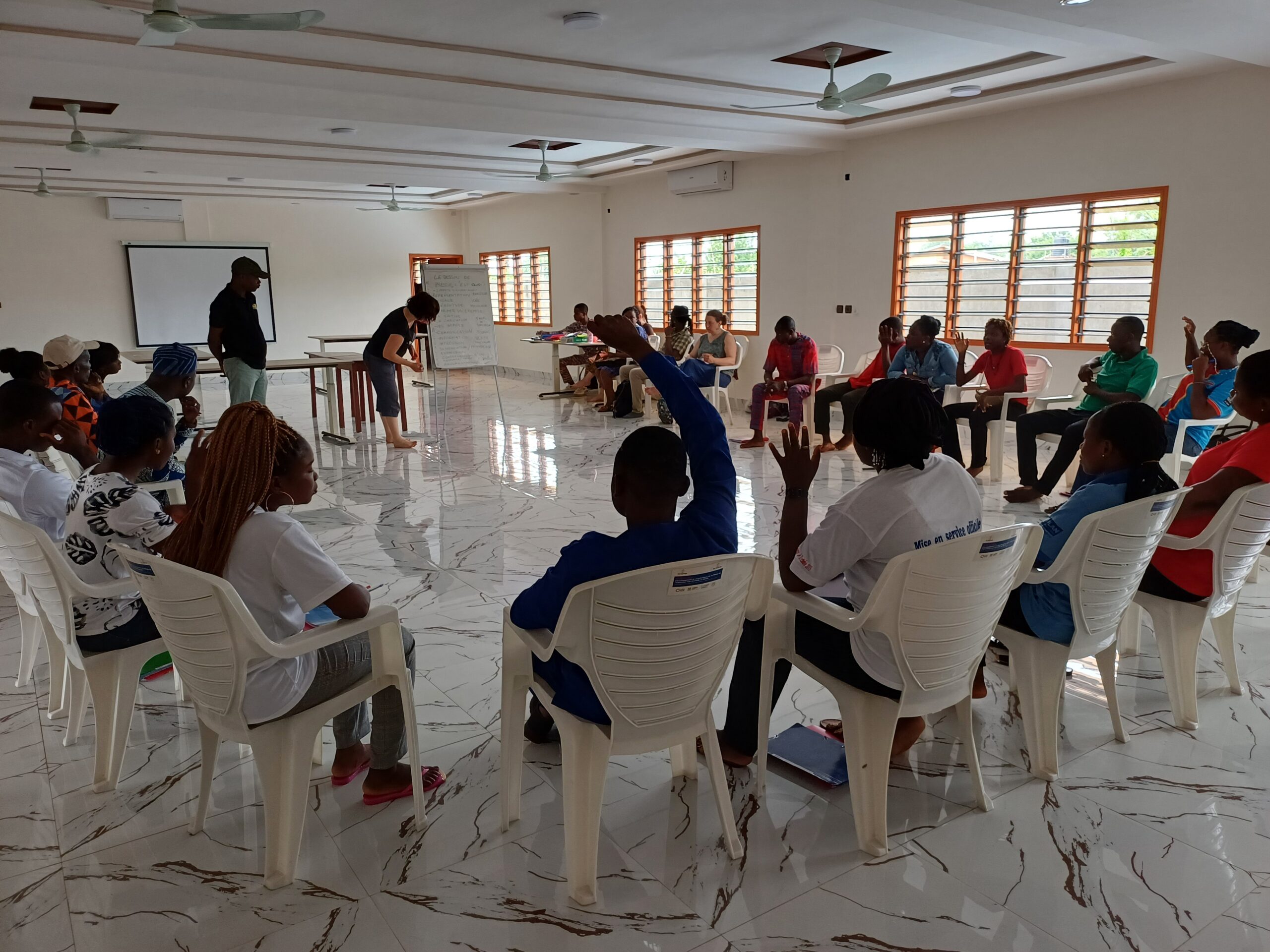 Training in teaching through press cartoons run by Cartooning for Peace, June 2024
