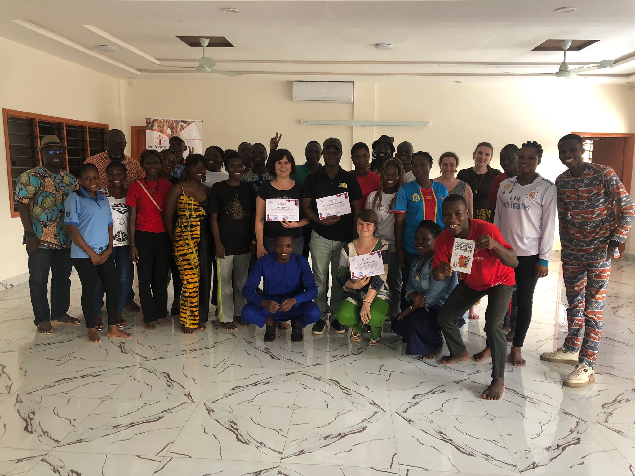 Training in teaching through press cartoons run by Cartooning for Peace, June 2024
