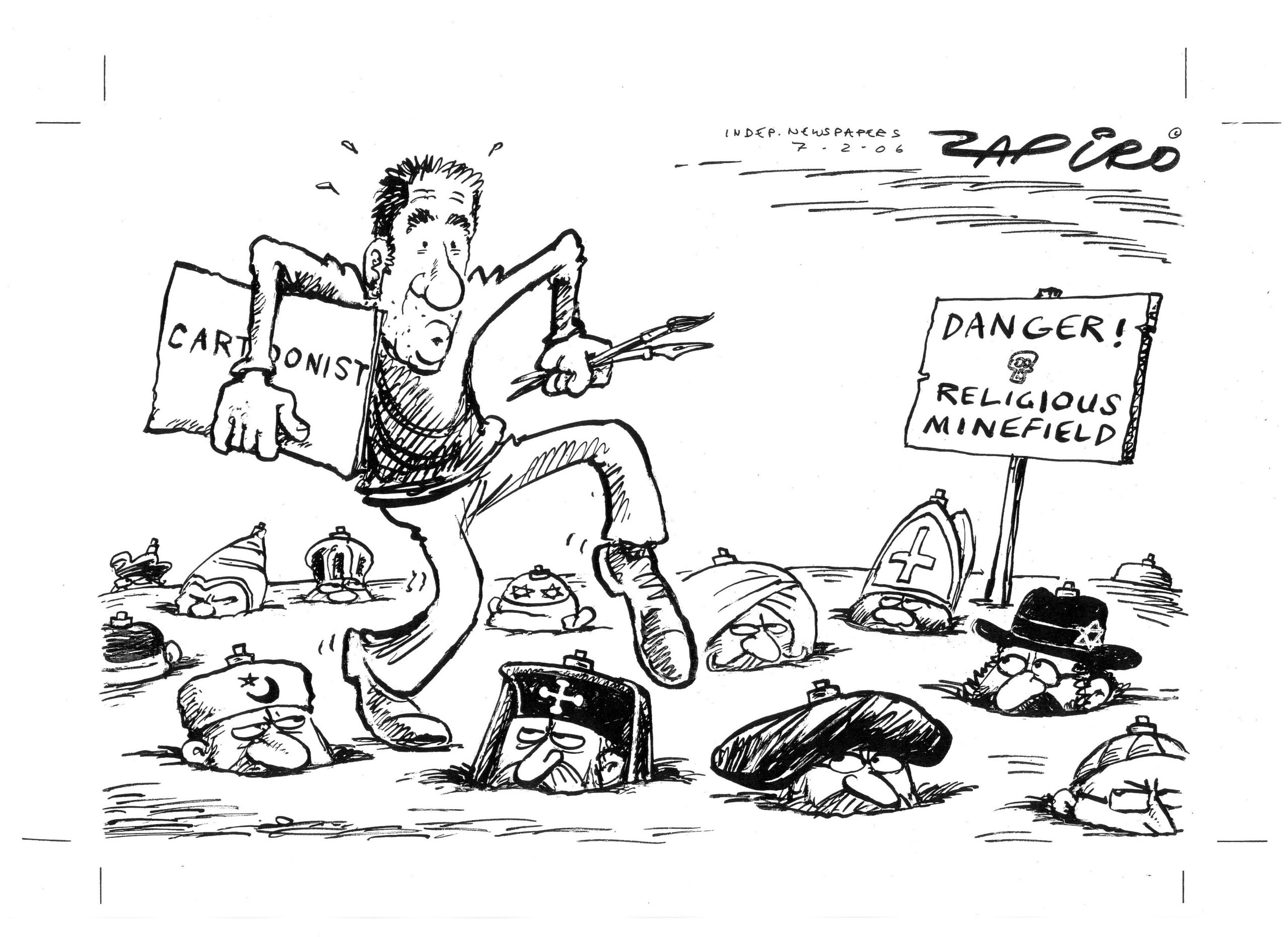 Zapiro (Afrique du Sud) – Cartooning for Peace
