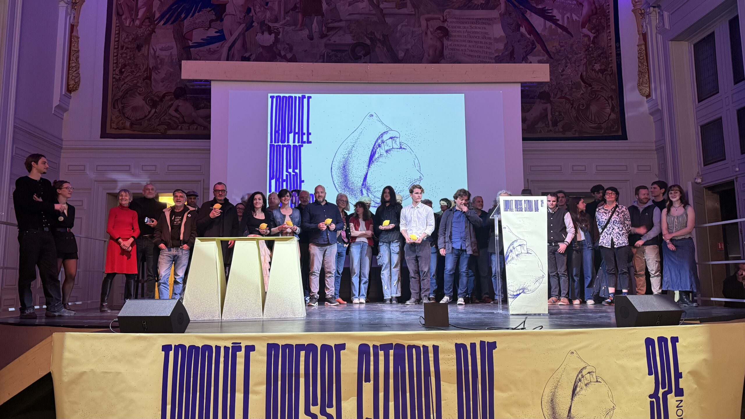 Remise du Trophée Presse Citron