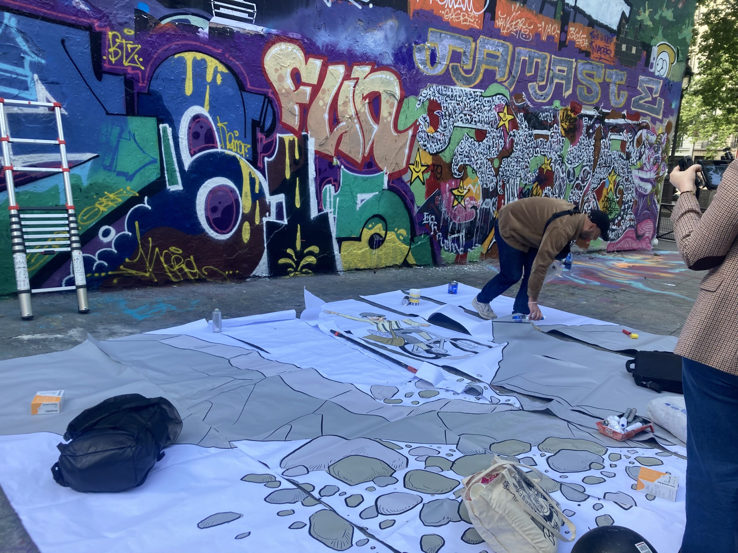 Fresque street-art, le 6 mai 2025