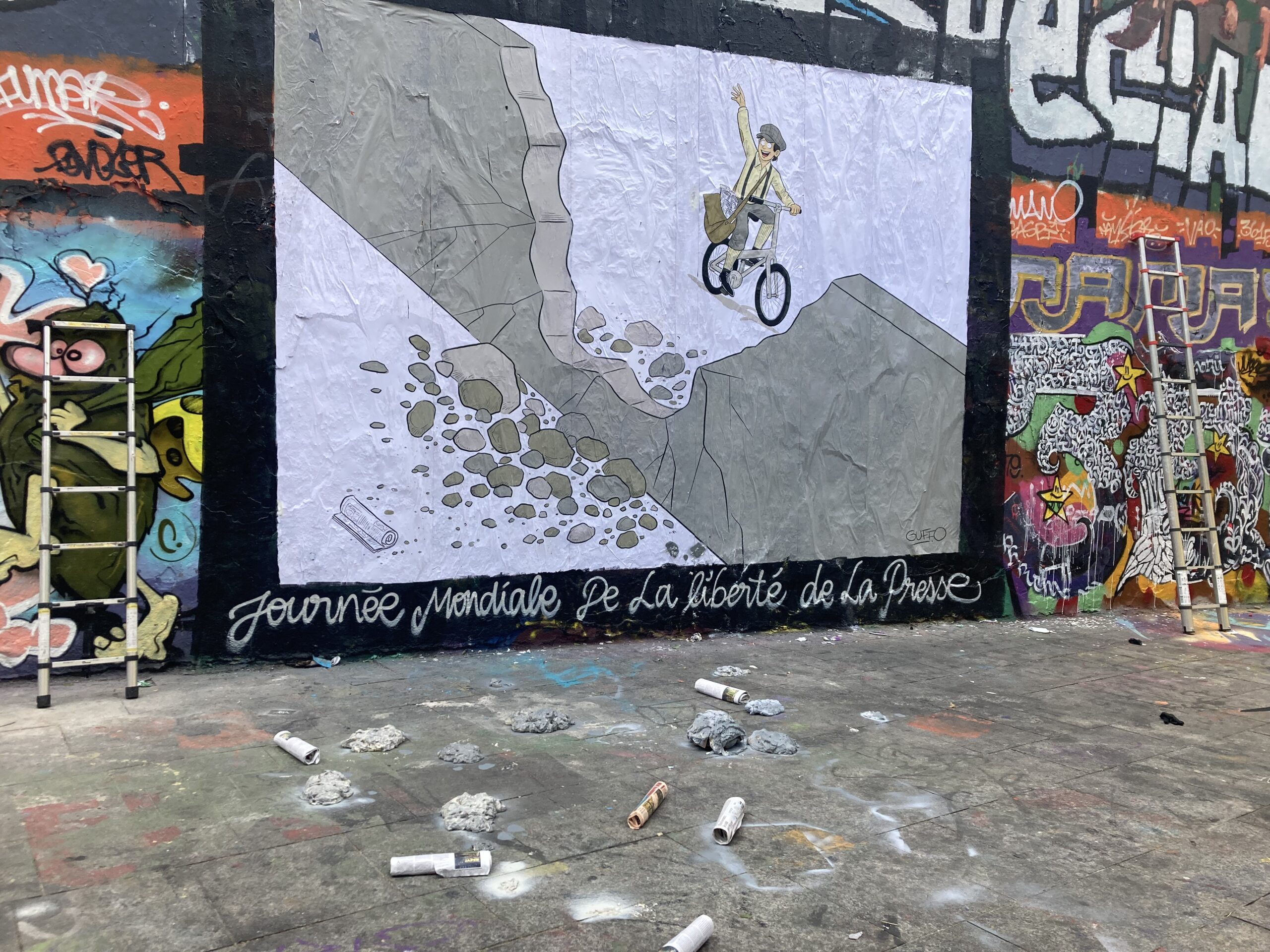 Fresque street-art, le 6 mai 2025