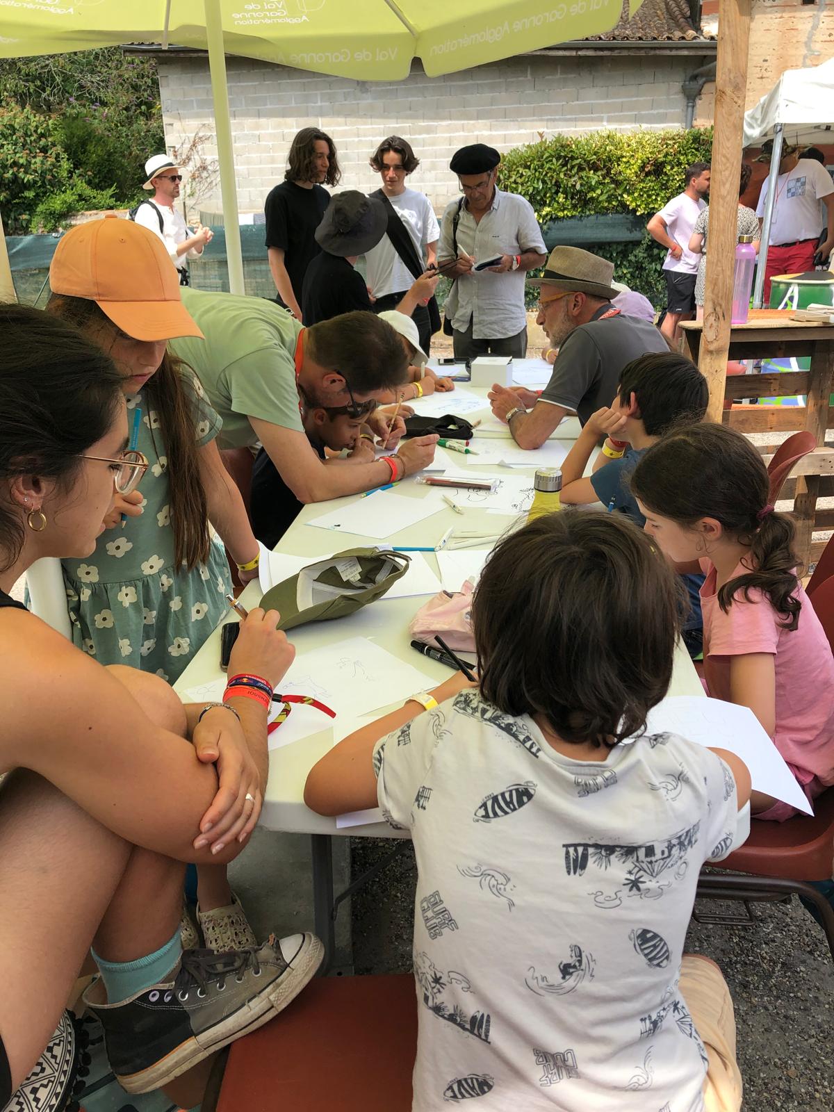 Atelier avec Vadot et Kak