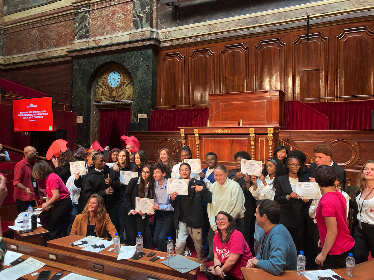 Conclusion of the arts and culture education project in the Île-de-France region and at the Palace of Versailles
