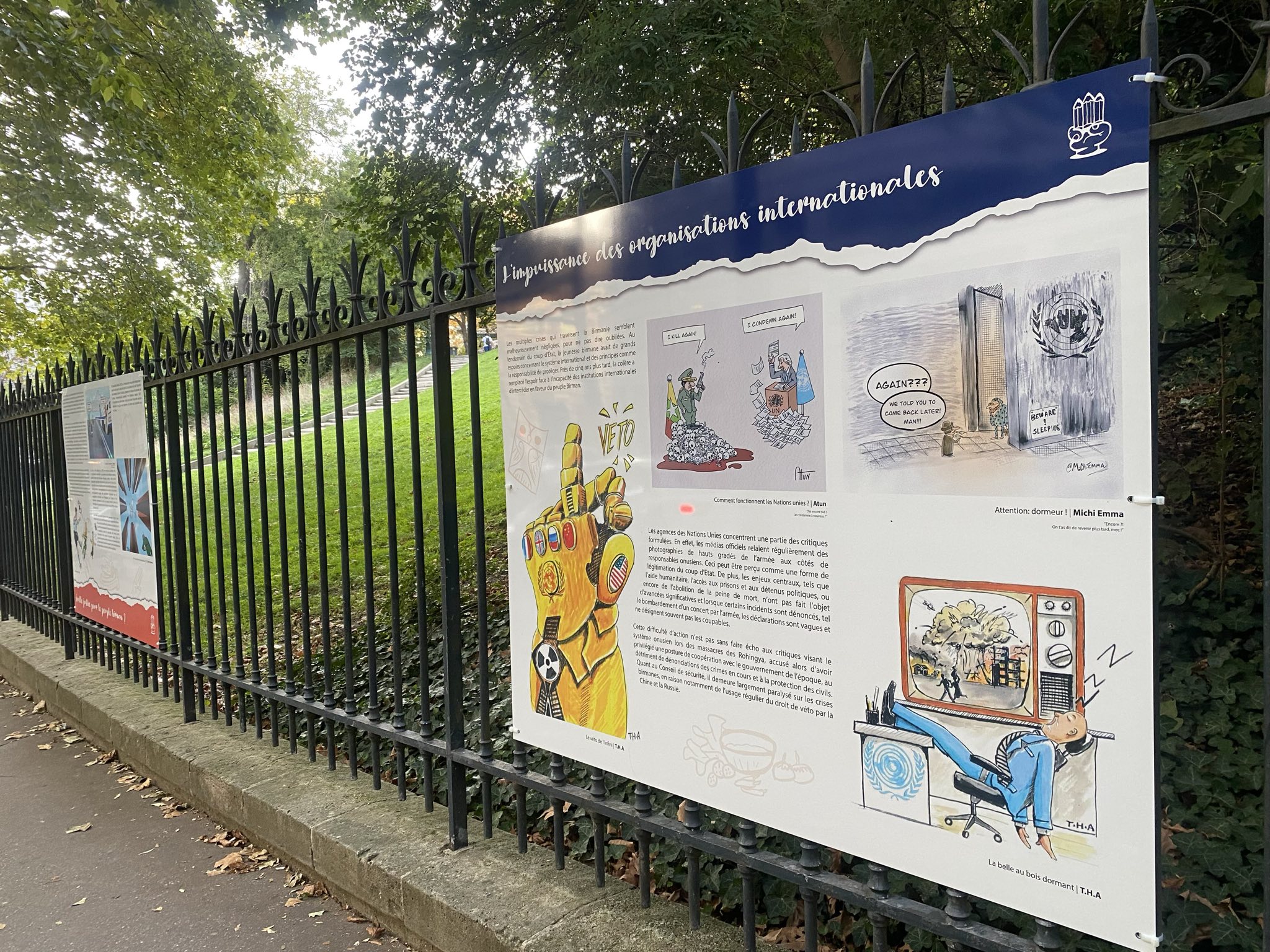 Exhibition « Cartooning for Myanmar »